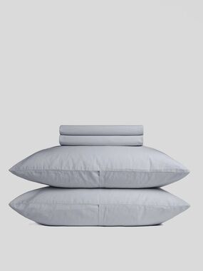 Parachute Stone Gray Cotton Sheet Set